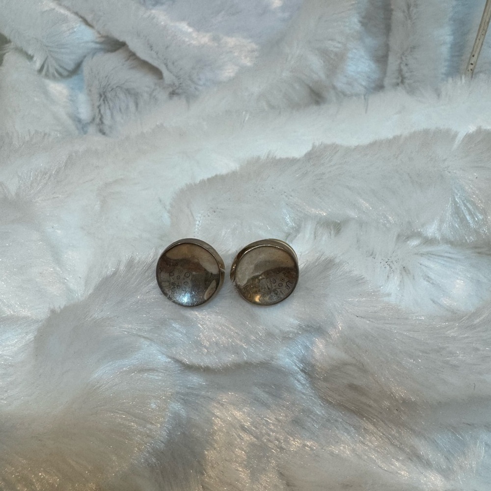 Real Silver 925 Vintage Stud Earrings